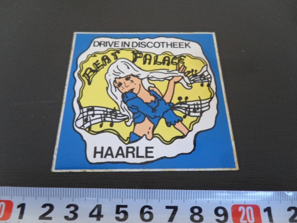 sticker Haarle  Drive in discotheek  BEAT PALACE *, Ophalen, Zo goed als nieuw