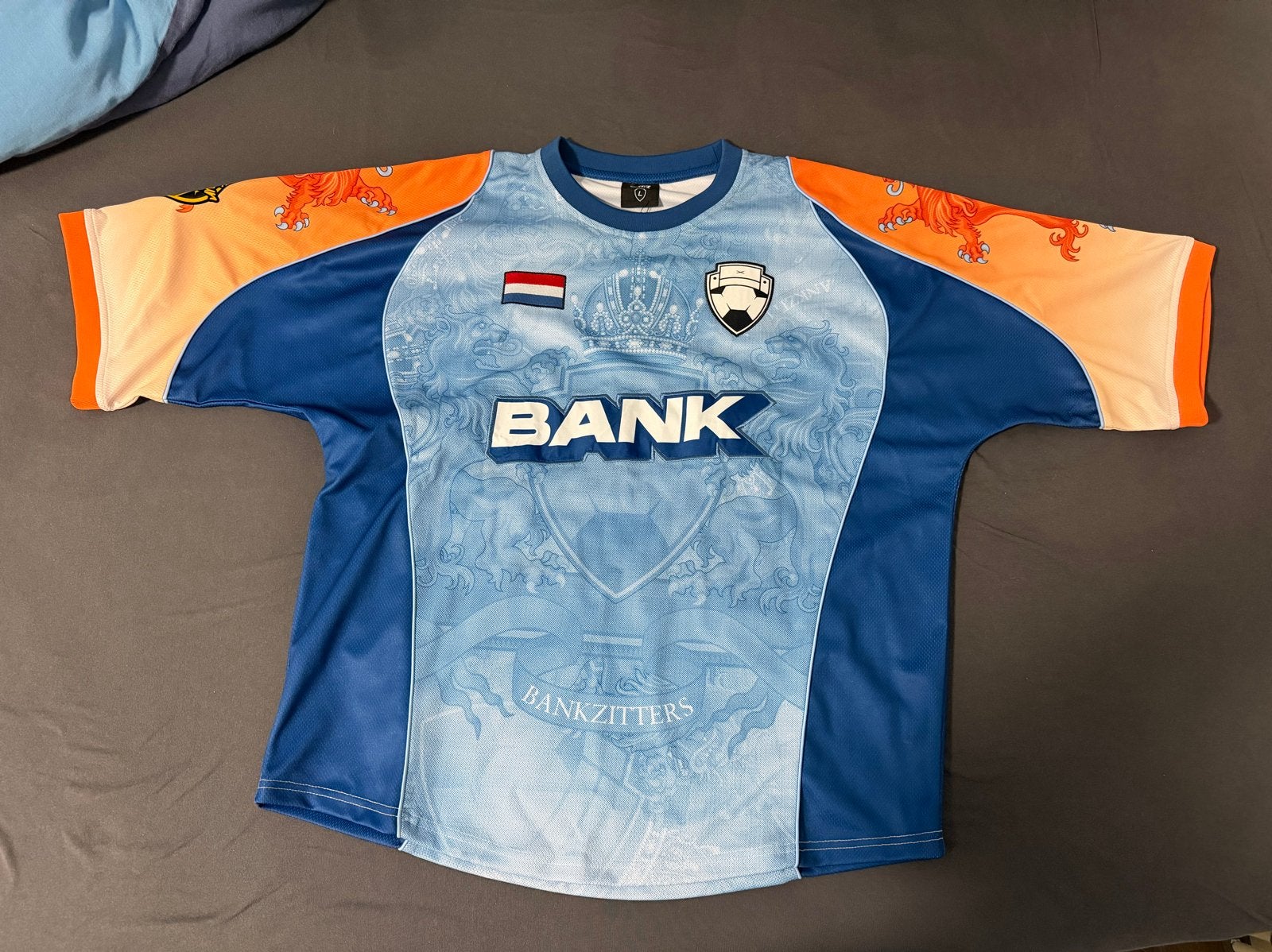 Voetbalshirt Holland Maat L - Bankzitters, Kleding | Heren, Maat 52/54 (L), Blauw, Nieuw, Ophalen of Verzenden