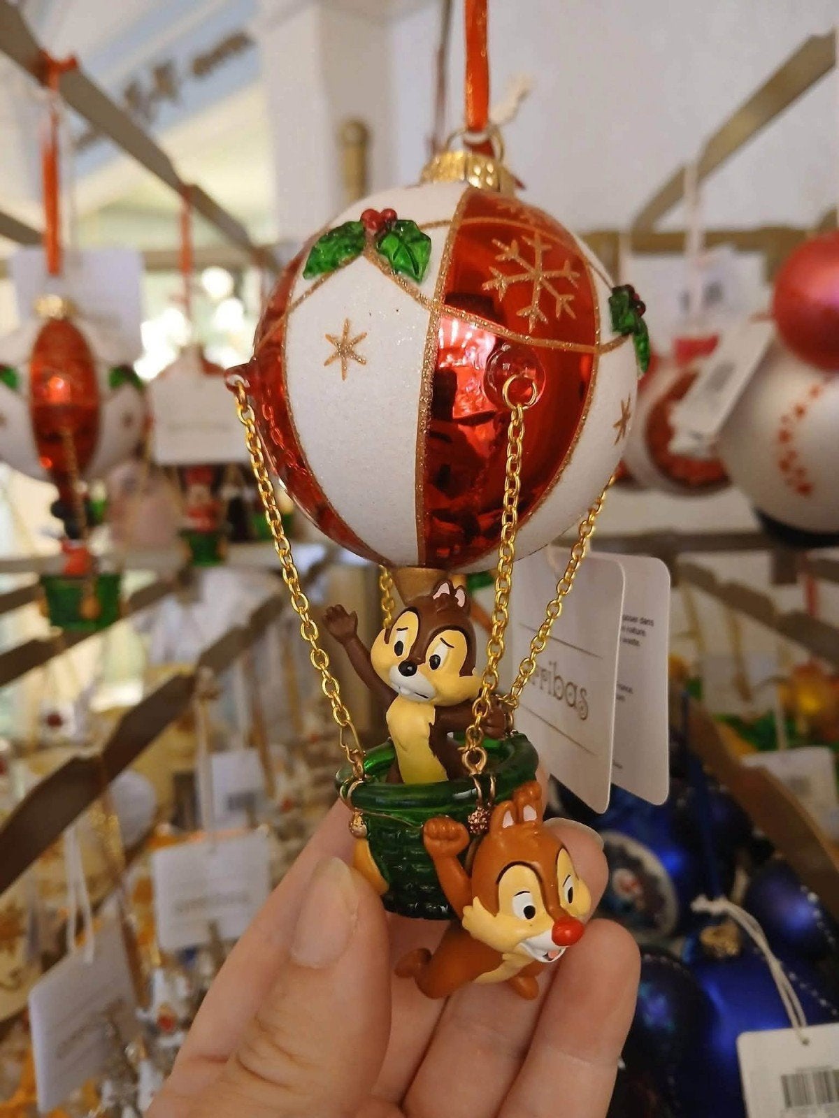 Disneyland Parijs Arribas Knabbel en Babbel ornament, Ophalen of Verzenden, Mickey Mouse, Nieuw, Beeldje of Figuurtje