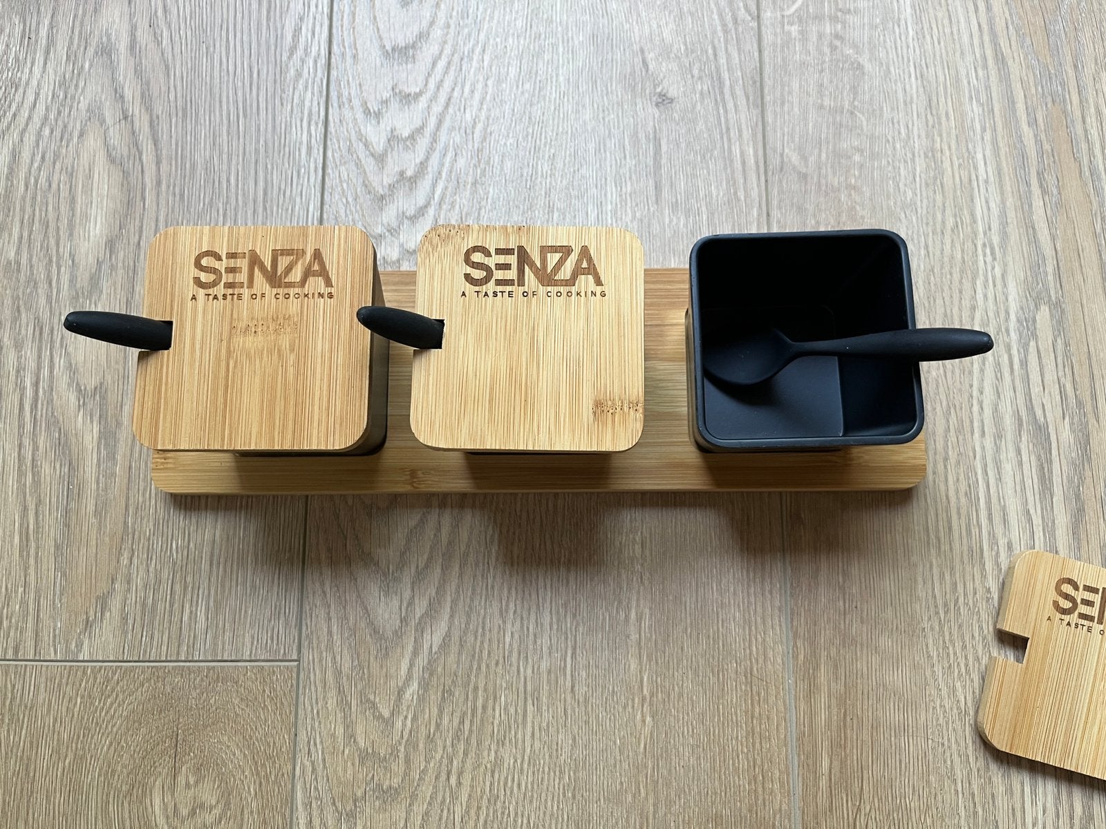Senza- Tapasplateau met schaaltjes en lepeltjes., Overige materialen, Ophalen of Verzenden, Overige stijlen, Schaal of Schalen