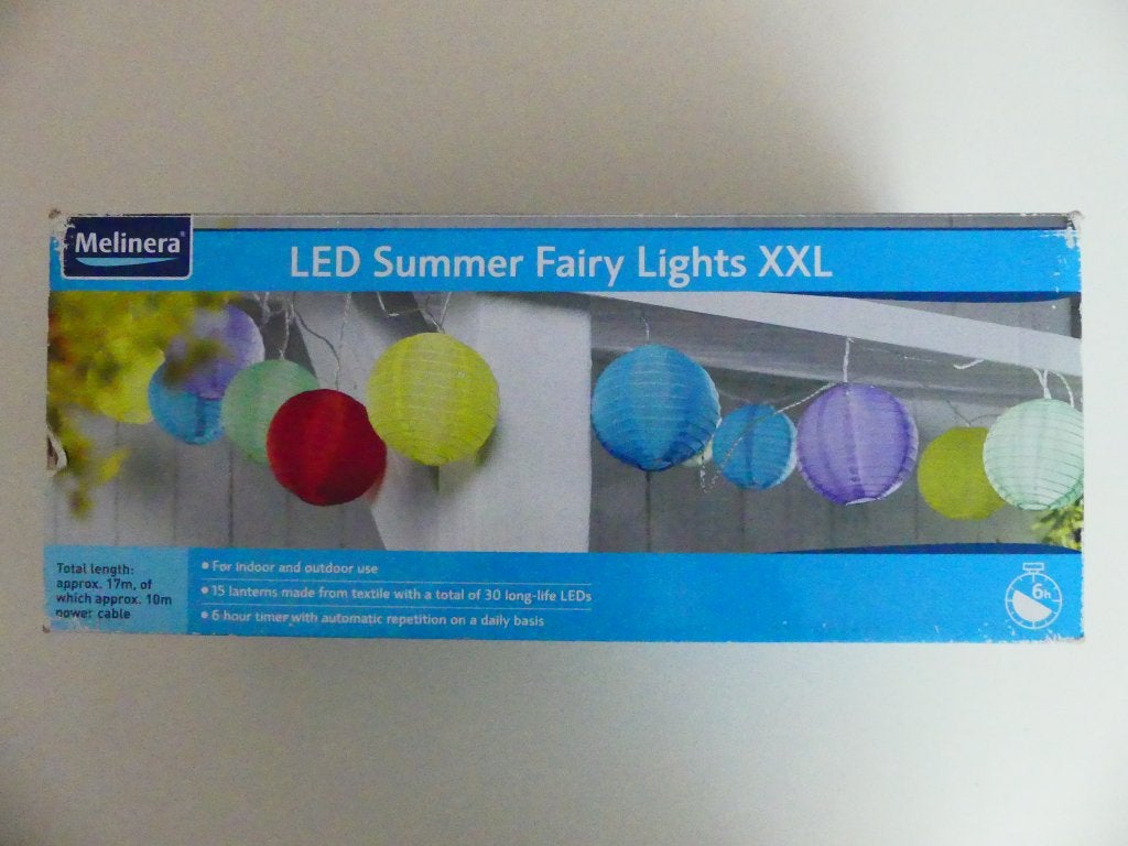 Feestverlichting lampion Lidl / tuinverlichting, Ophalen of Verzenden, Nieuw