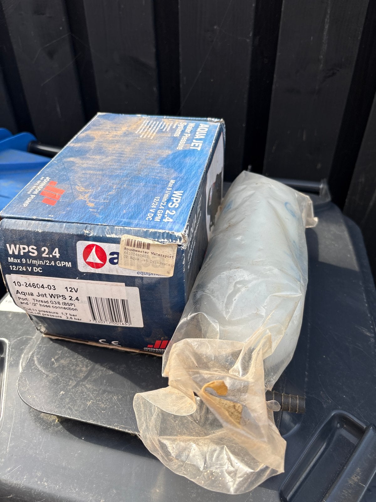 Aqua Jet Waterpomp WPS 2.4 voor boot, caravan, camper, Ophalen of Verzenden, Nieuw, Kombuis en Sanitair