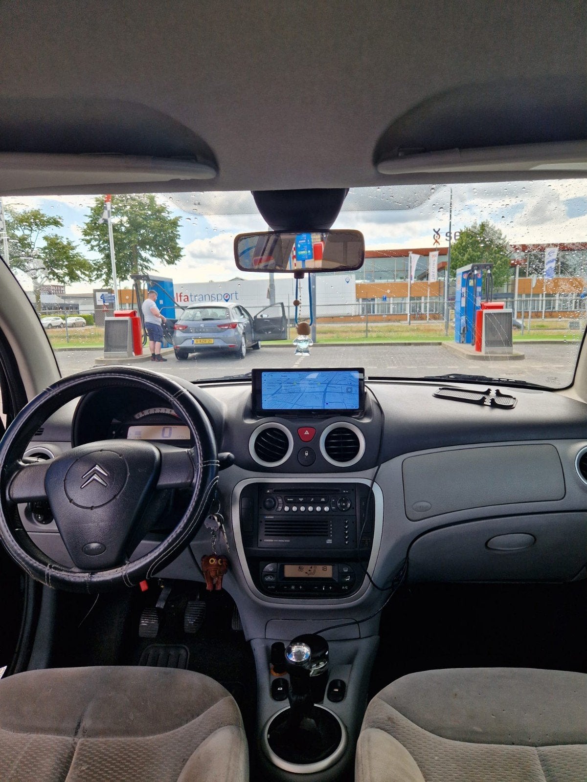 Citroën C3 1.4 I 2006 Zwart, Auto's, Voorwielaandrijving, 1160 kg, 989 kg, Zwart