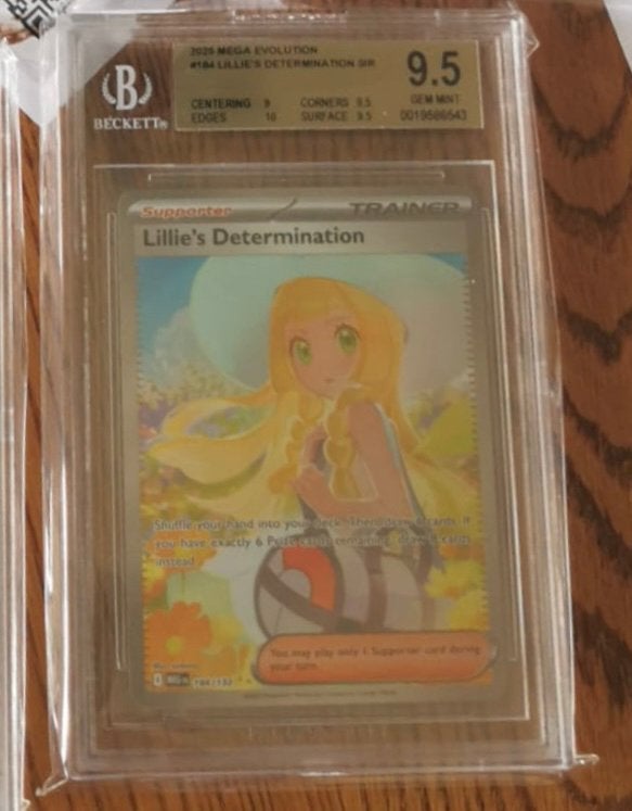 Lillie's Determination #184 Mega Evolution PSA 9.5, Hobby en Vrije tijd, Verzamelkaartspellen | Pokémon, Ophalen of Verzenden