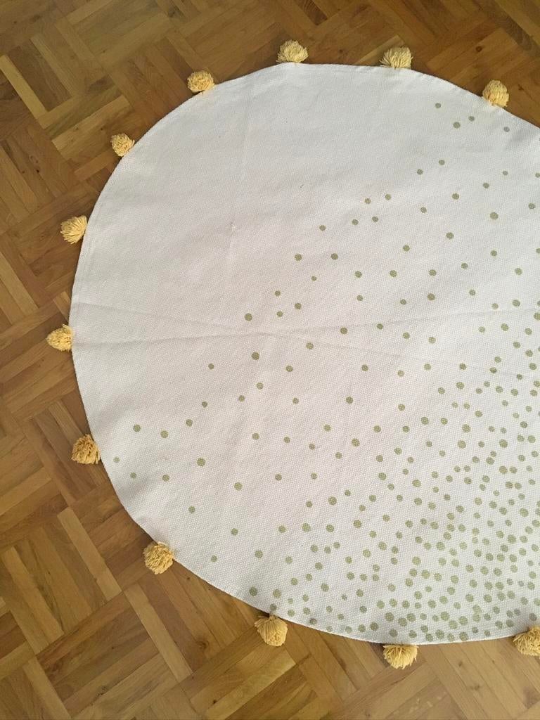 Leuk zalm roze vloerkleed, Kinderen en Baby's, Kinderkamer | Inrichting en Decoratie, Ophalen of Verzenden, Zo goed als nieuw