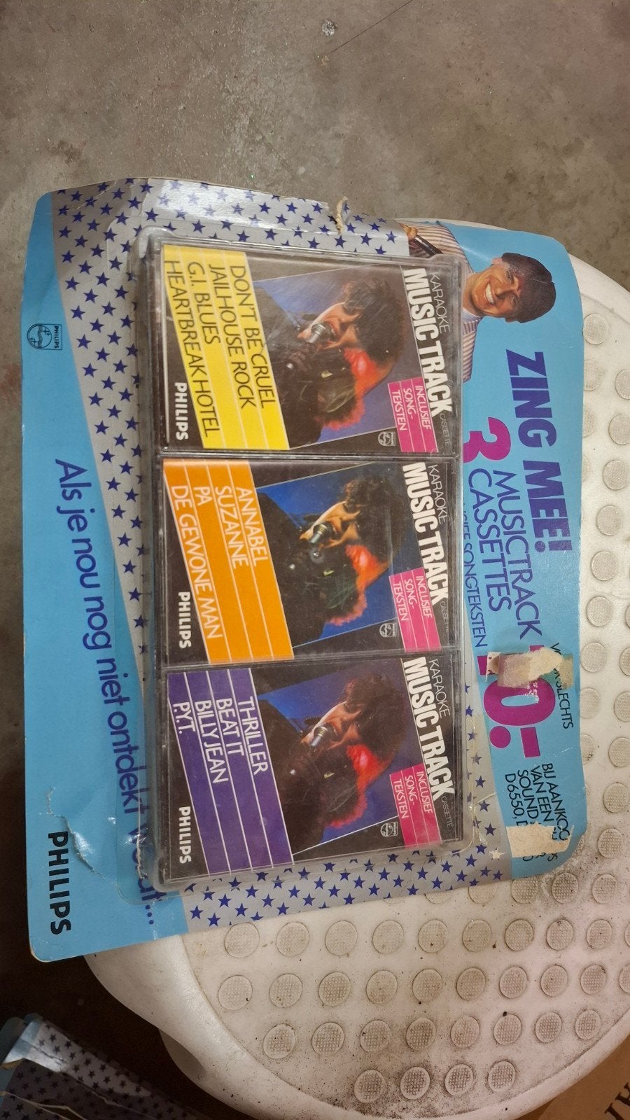 Philips Musictrack Karaoke Cassettes - 3-pack, 2 t/m 25 bandjes, Ophalen of Verzenden, Voorbespeeld, Pop
