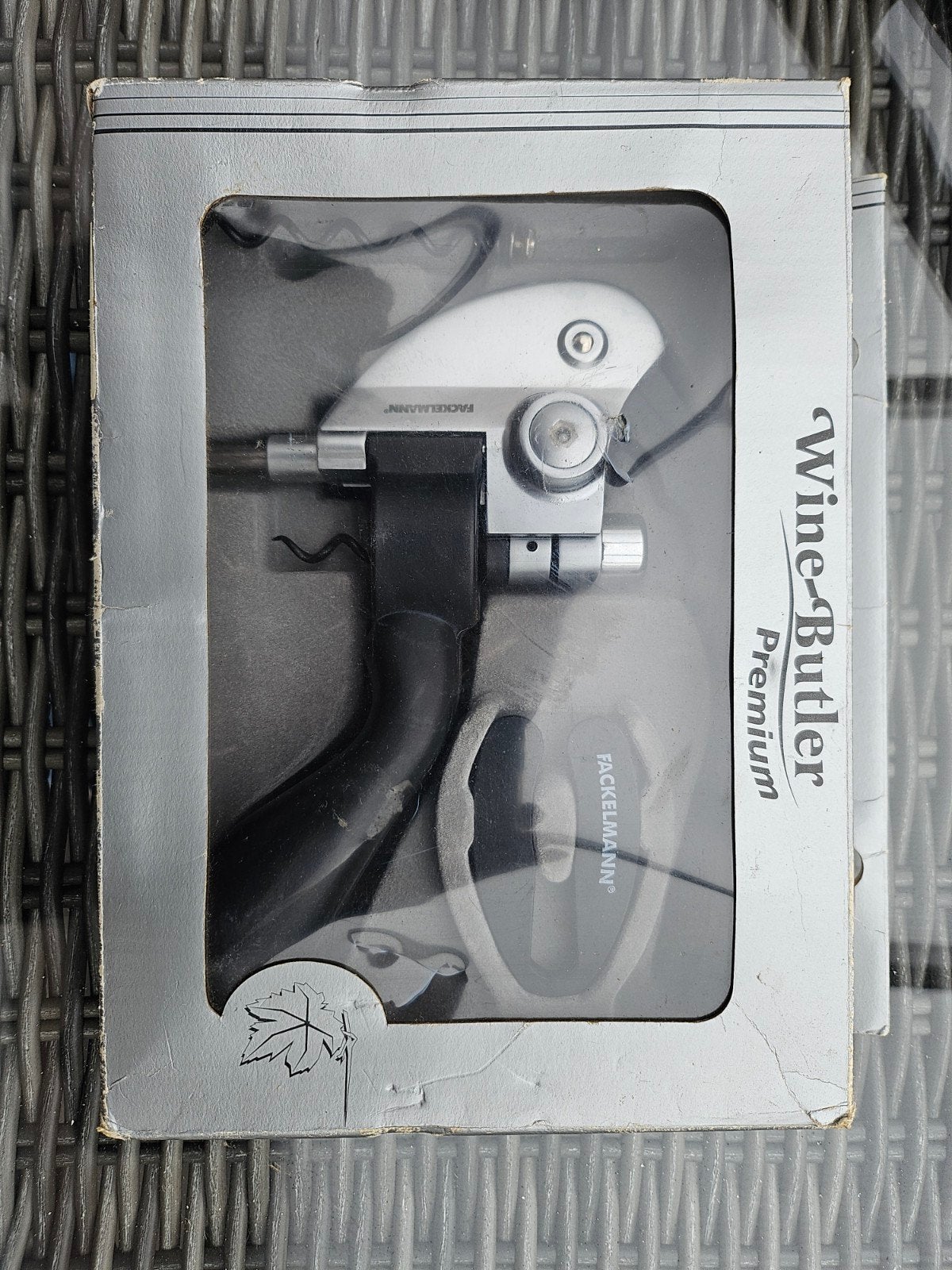 Mooie nieuwe Fackelmann Wine-Butler Premium kurkentrekker, Ophalen of Verzenden, Nieuw