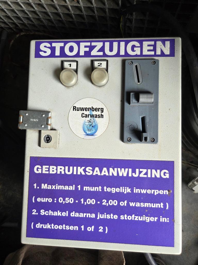 Schakelkast met muntproever, Ophalen, Gebruikt