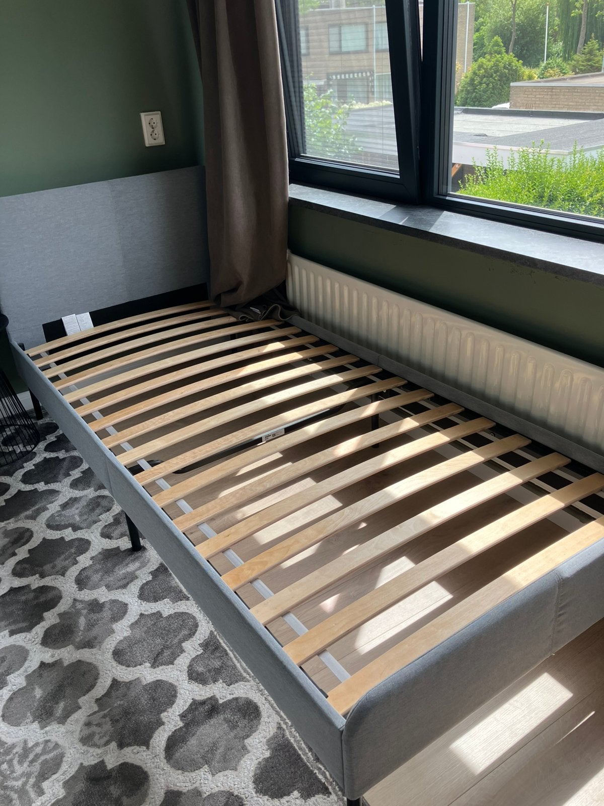 Ikea Slattum eenpersoonsbed GRATIS OPHALEN, Ophalen, 90 cm, Eenpersoons, 210 cm