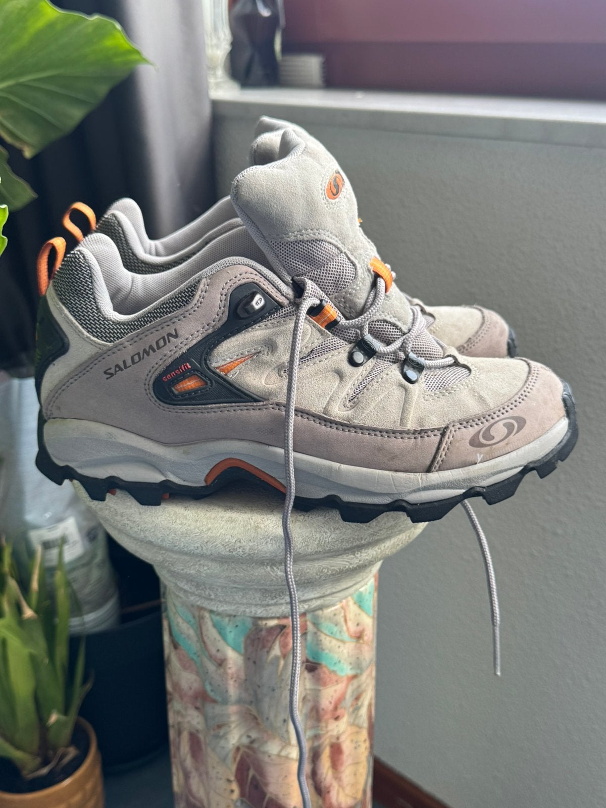 Degelijke Salomon wandelschoenen, maat 40(25 cm)., Verzenden, Zo goed als nieuw, Wandelschoenen