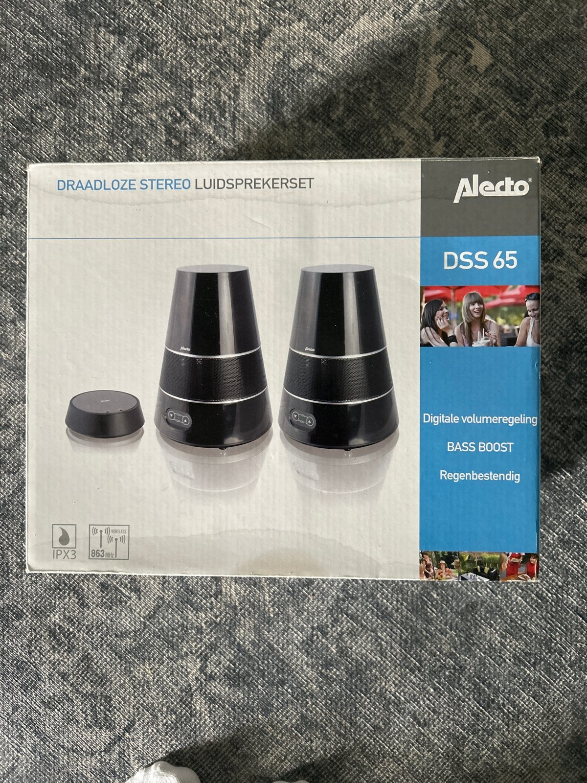 Alecto DSS 65 Draadloze Stereo Luidsprekerset, Audio, Tv en Foto, Luidsprekers, Nieuw, Stereo speakers, Minder dan 60 watt, Overige merken