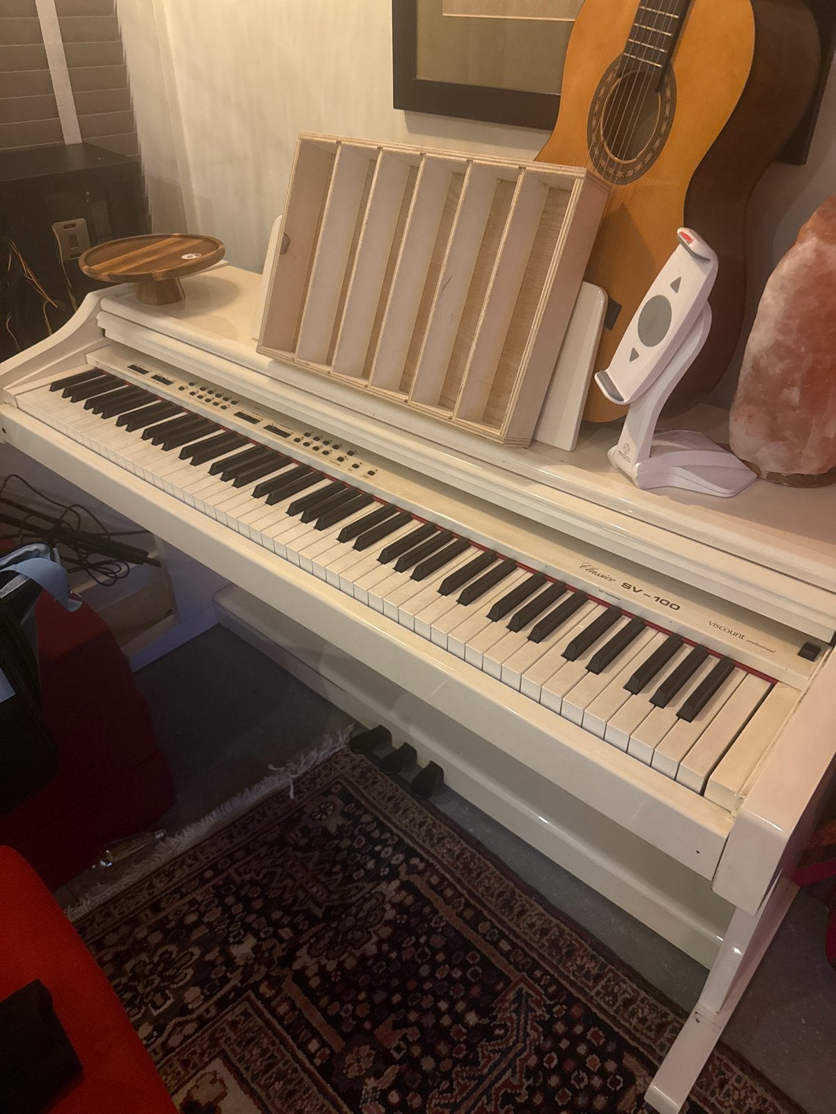 Witte digitale piano - Ideaal voor beginners en gevorderden, Ophalen, Wit, Digitaal, Zo goed als nieuw