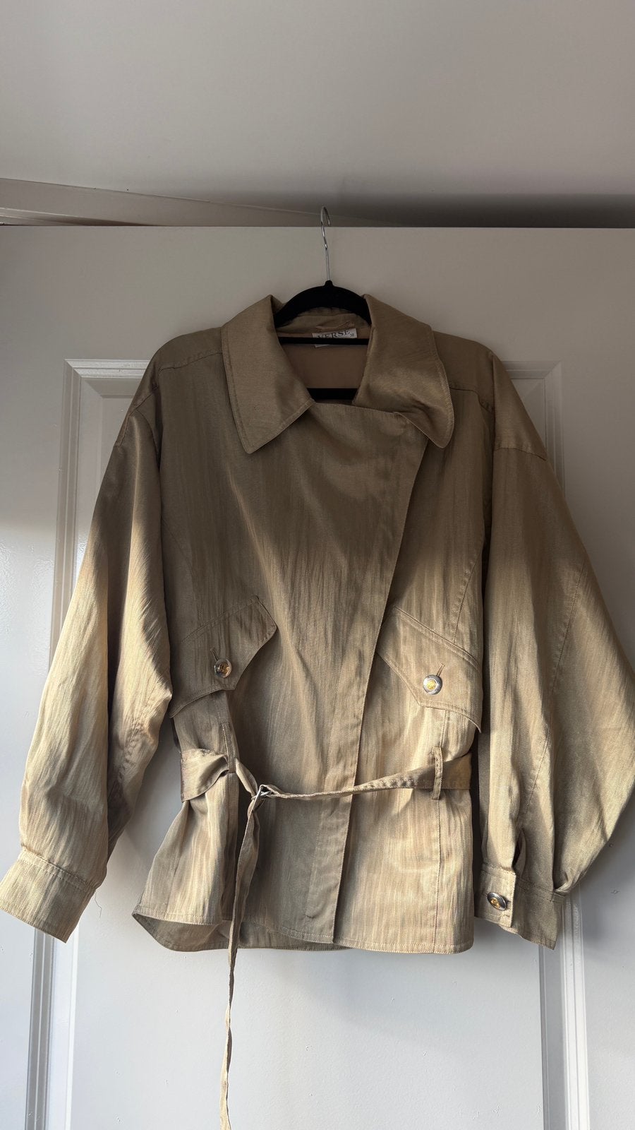 Verse Vintage Jack met Ceintuur – Maat 38, Kleding | Dames, Maat 38/40 (M), Ophalen of Verzenden, Jasje, Gedragen