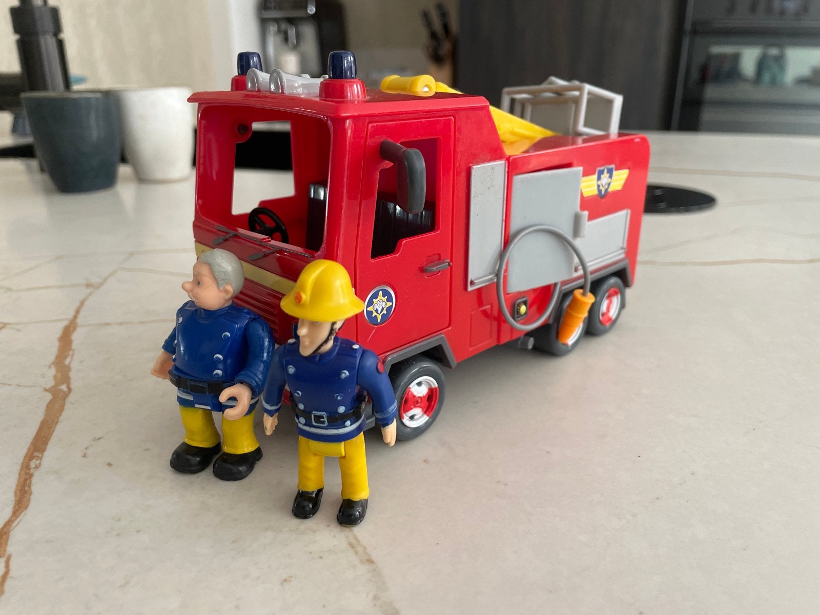 Brandweerman Sam Brandweerwagen met Figuren, Kinderen en Baby's, Verzenden, Gebruikt
