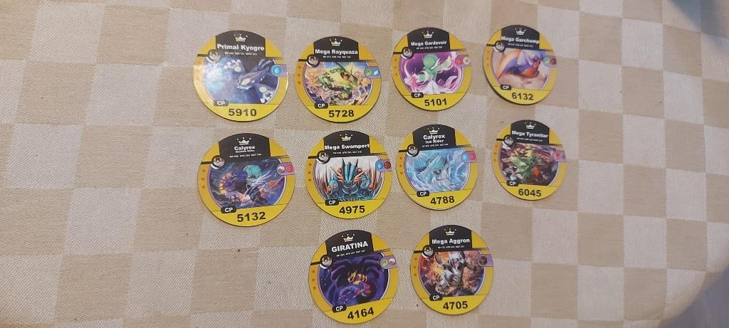 pokemon medaillon battle flippos oa Kyogre Rayquaza Aggron, Ophalen of Verzenden, Nieuw, Overige typen