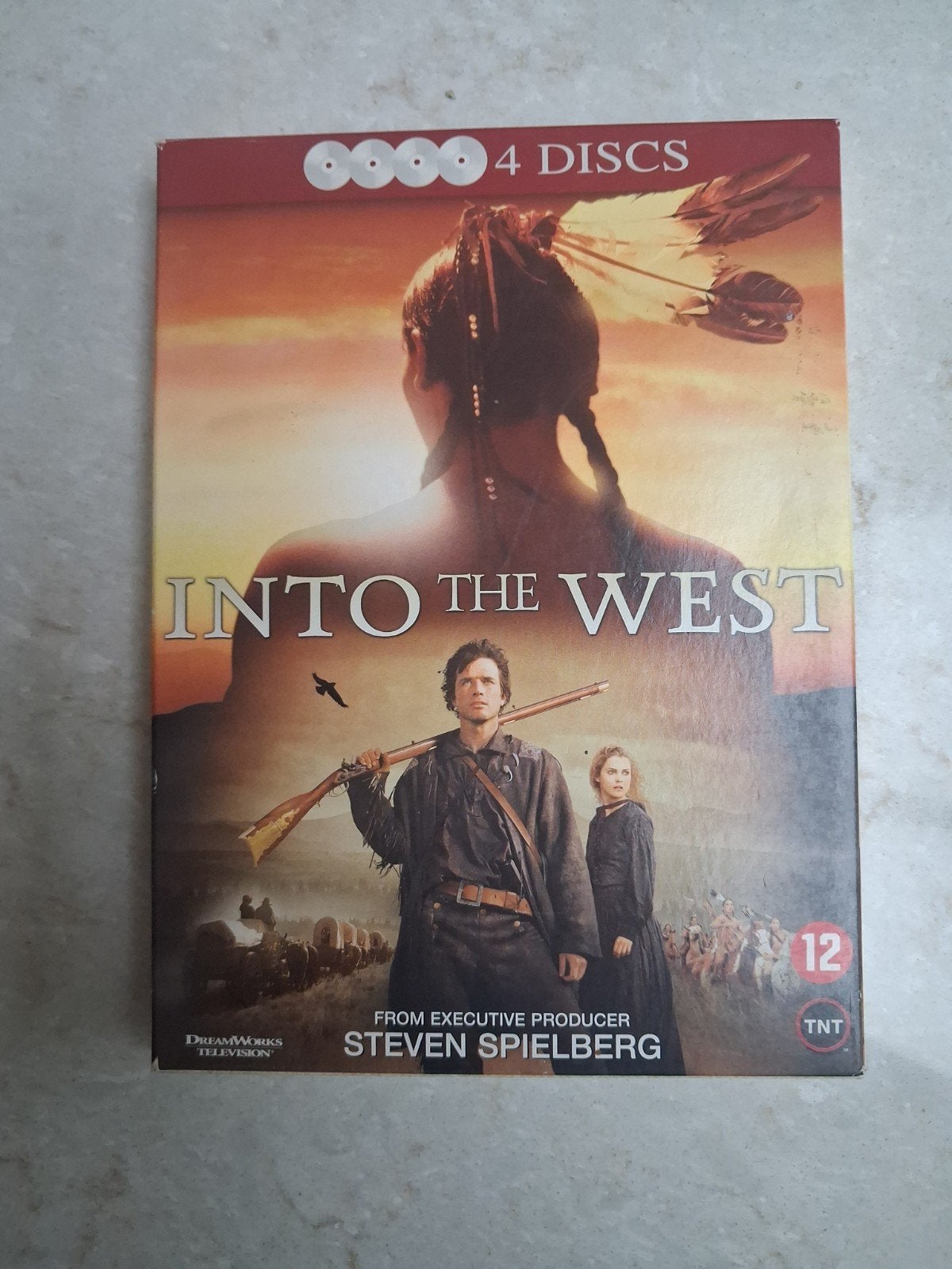 Into the West - Complete Miniserie 4 Discs) Steven Spielberg, Gebruikt, Spaans, Ophalen of Verzenden, Inclusief doosje