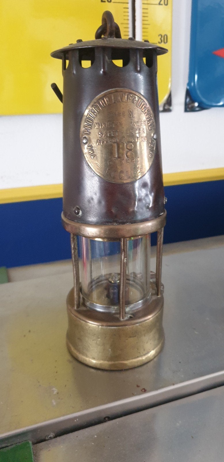 Mijnwerkers. Lamp, Ophalen of Verzenden