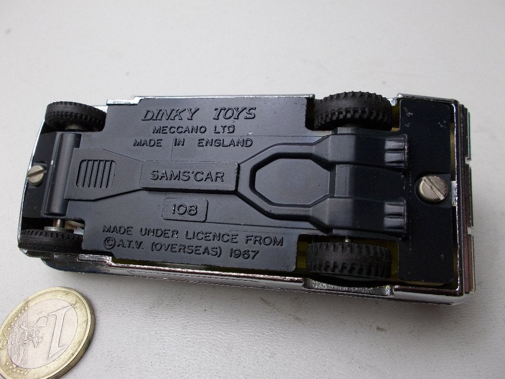 1967 Dinky Toys 108 SAM'S CAR (Uit TVSerie Joe 90) Izgst -G-, Ophalen of Verzenden, Zo goed als nieuw, Auto, Dinky Toys