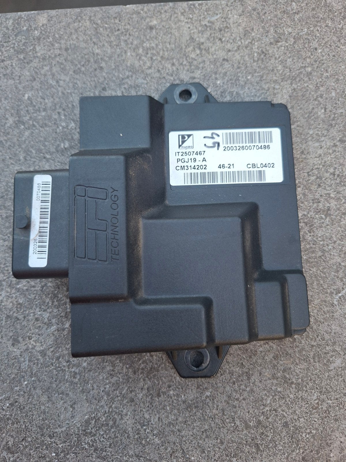 ​Originele Piaggio / Vespa ECU iGet Euro 5, Ophalen of Verzenden, Zo goed als nieuw, Overige typen, Piaggio