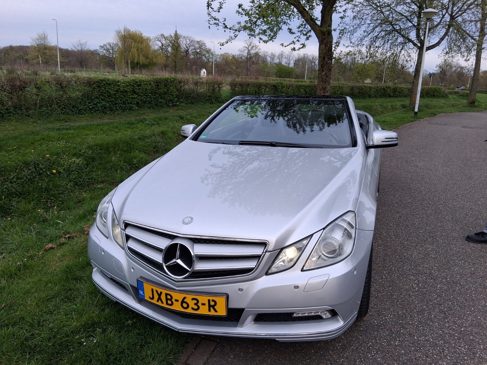 Mercedes-Benz E-Klasse 3.5 E350 CGI Cabriolet AUT 2010 Grijs, Auto's, Automaat, Achterwielaandrijving, 1800 kg, Cabriolet