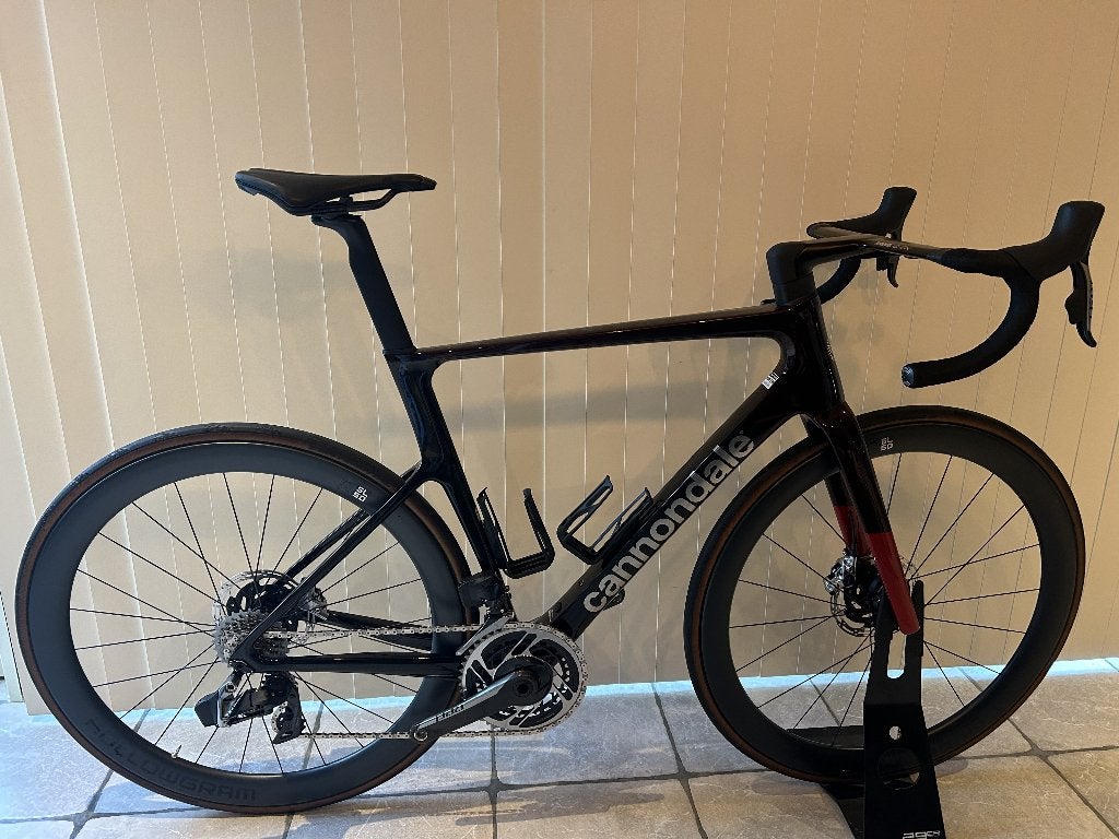 Cannondale SuperSix EVO 56 Hi-MOD – SRAM RED AXS, Carbon, Zo goed als nieuw, Meer dan 20 versnellingen, 53 tot 57 cm