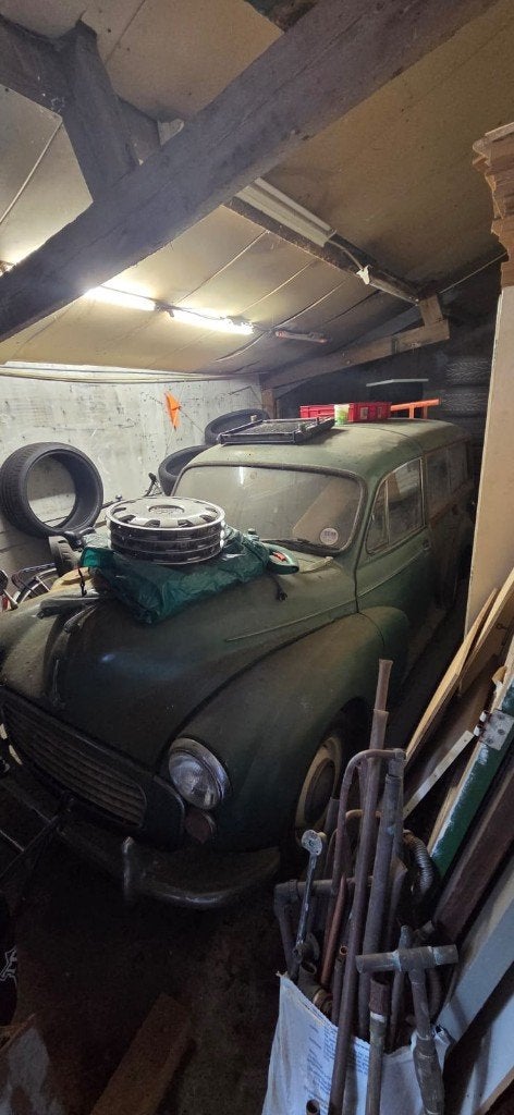 Morris Minor Traveller 1968 - Restauratieproject, Auto's, Overige Auto's, 1098 cc, 48 pk, Particulier, Te koop