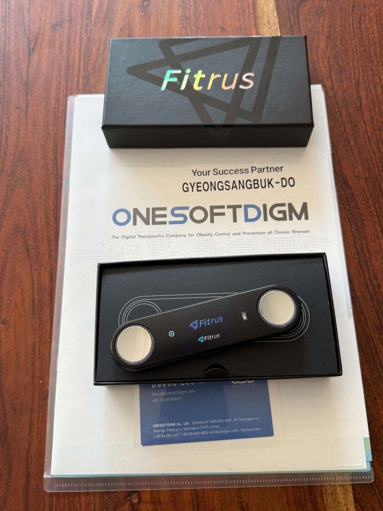Fitrus Plus 3.0  draagbare "body composition analyzer" nieuw, Niet ingevuld, Nieuw, Niet ingevuld, Niet ingevuld