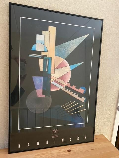 Ingelijste poster Kandinsky, Ophalen, Rechthoekig Staand, Met lijst, Zo goed als nieuw