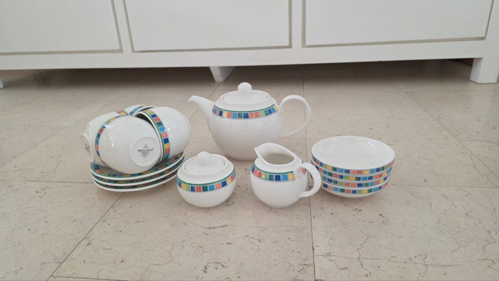Villeroy & Boch Easy Servies - Koffie/Thee Set, Ophalen, Zo goed als nieuw, Overige stijlen, Kop(pen) en/of Schotel(s)
