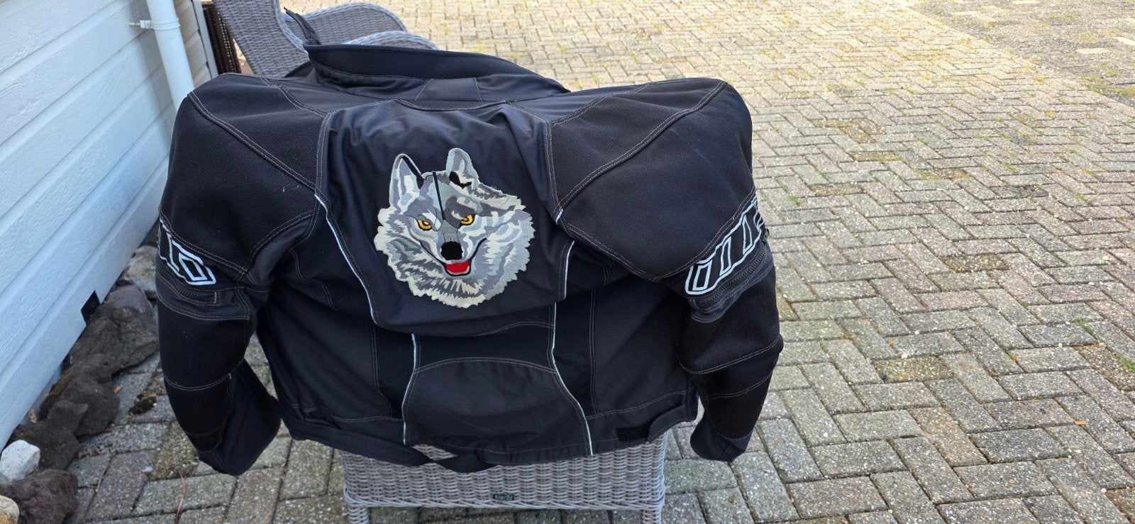 Motorjas Rukka textiel met wolfprint - Maat 60, Motoren, Kleding | Motorkleding, Jas | textiel, Heren, Rukka, Ophalen of Verzenden