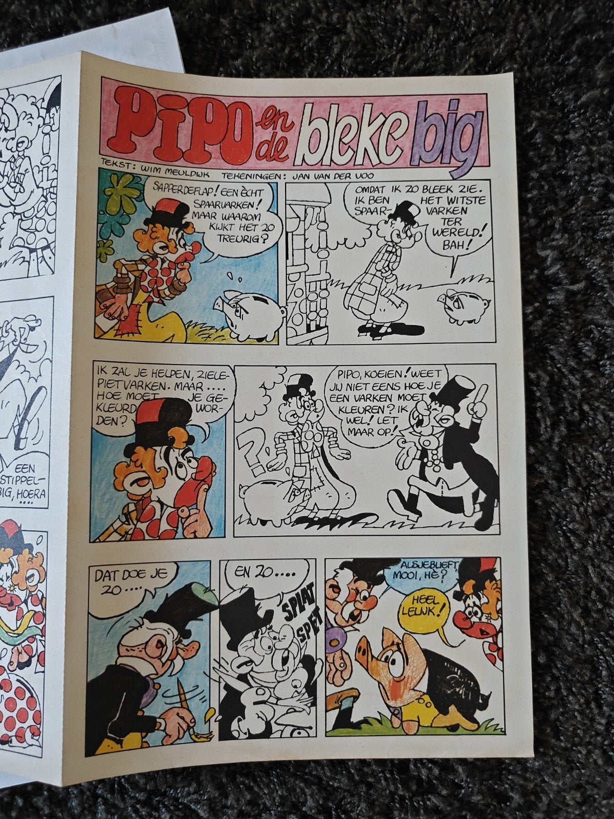 Pipo en de bleke big uitgave jaren 70 abn bank, Ophalen of Verzenden, 1960 tot 1980, Tijdschrift