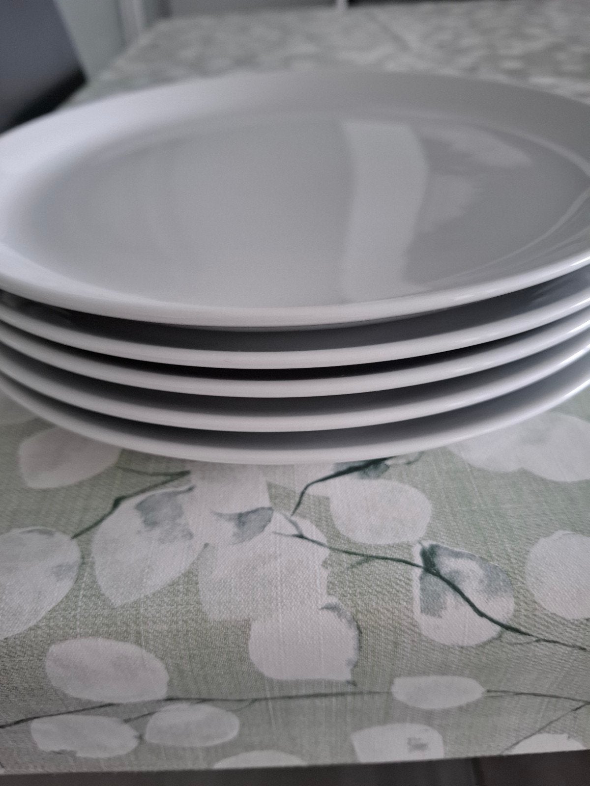 Set van 5 Vivo Villeroy & Boch borden, wit porselein, Ophalen of Verzenden, Zo goed als nieuw, Bord(en), Overige stijlen
