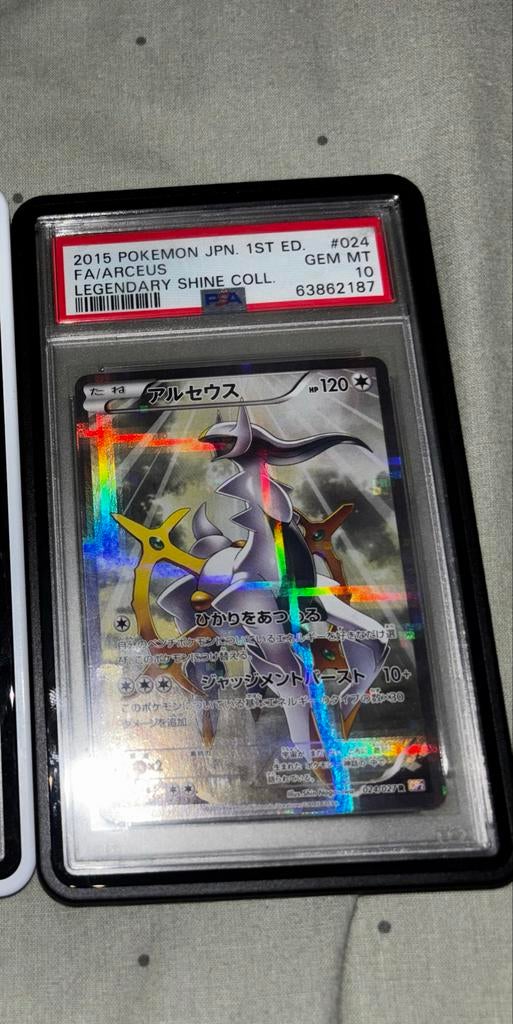PSA 10 Arceus 024/027 1st Edition Legendary Shine, Hobby en Vrije tijd, Verzamelkaartspellen | Pokémon, Ophalen of Verzenden, Nieuw