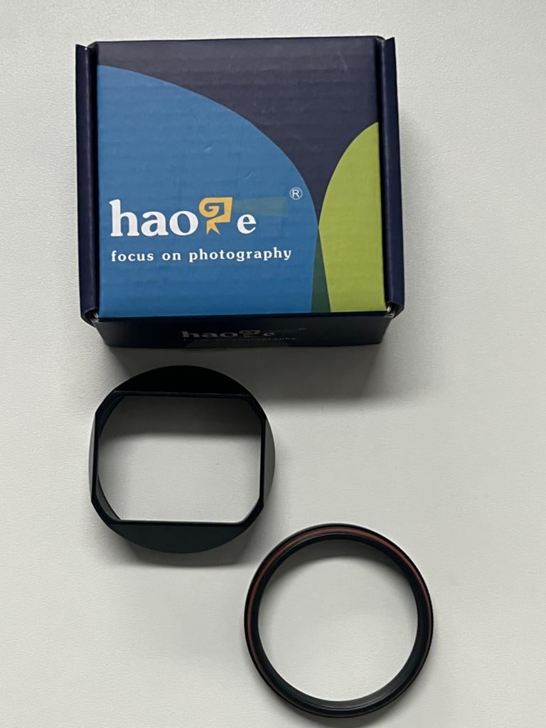 Haoge Squarehood zonnekap voor Fujifilm X100VI X100V, Overige merken, Minder dan 50 mm, Nieuw, Ophalen of Verzenden