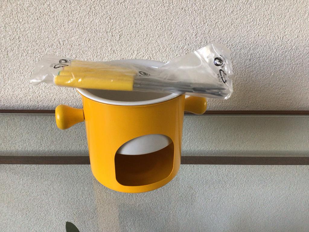 Gele chocolade fondue set, Ophalen of Verzenden, Nieuw, Waxinelicht, Fondueset