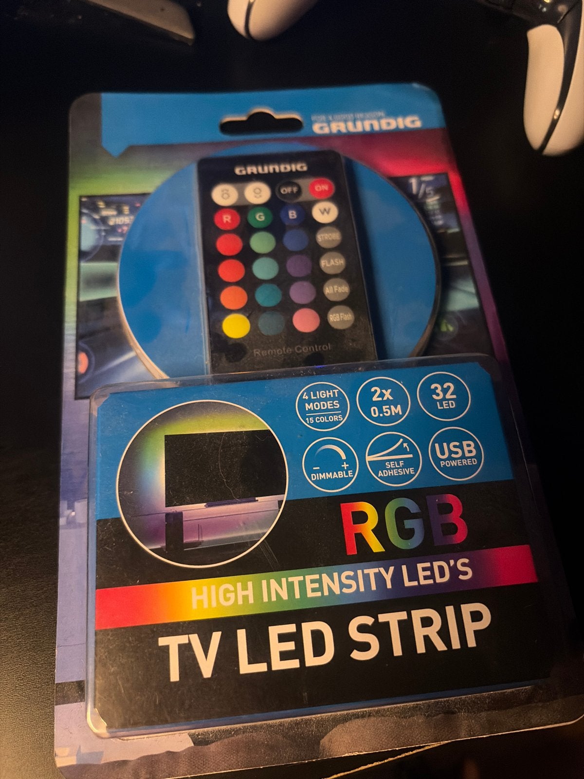 Grundig RGB TV LED Strip met afstandsbediening, Ophalen, Nieuw