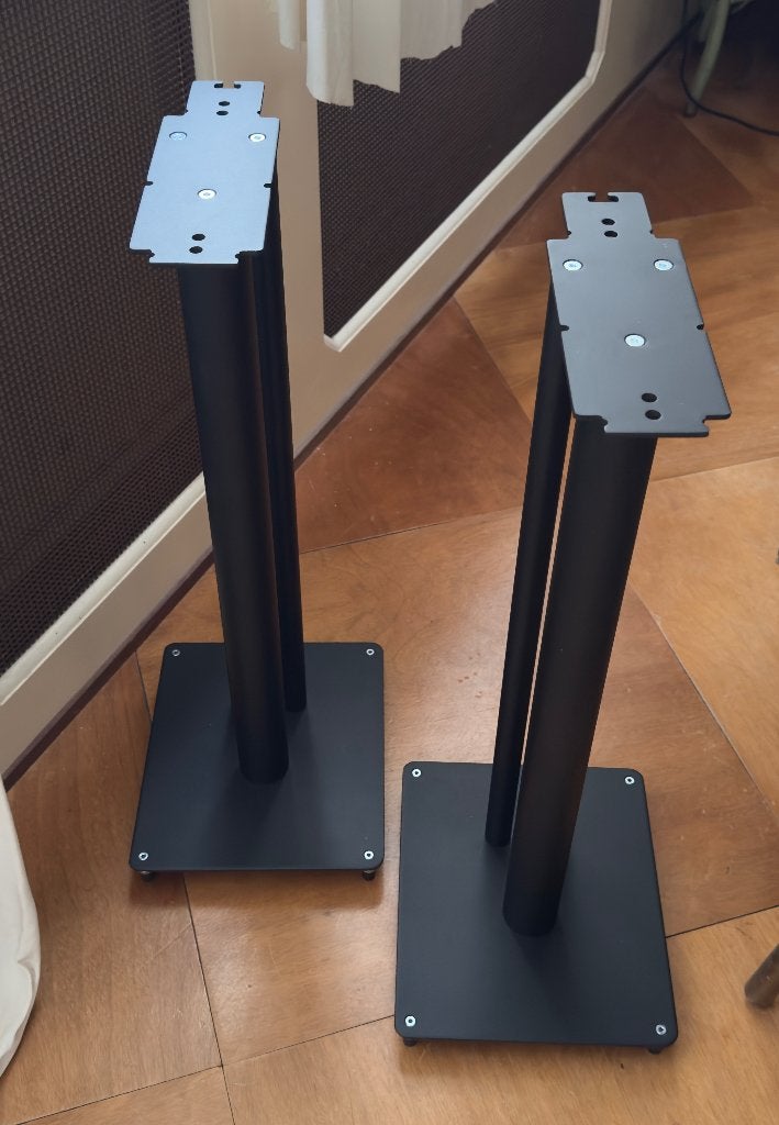 Q Acoustics FS50 stands black als nieuw !, Ophalen of Verzenden, Zo goed als nieuw, Overige typen, Overige merken