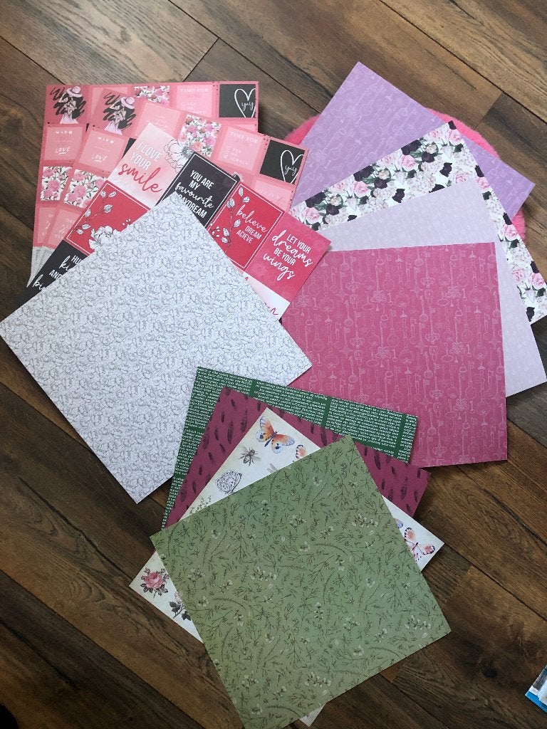 Knutselpapier set | scrapbook / bullet journal vellen, Hobby en Vrije tijd, Scrapbooking, Ophalen of Verzenden, Nieuw, Papier of Karton