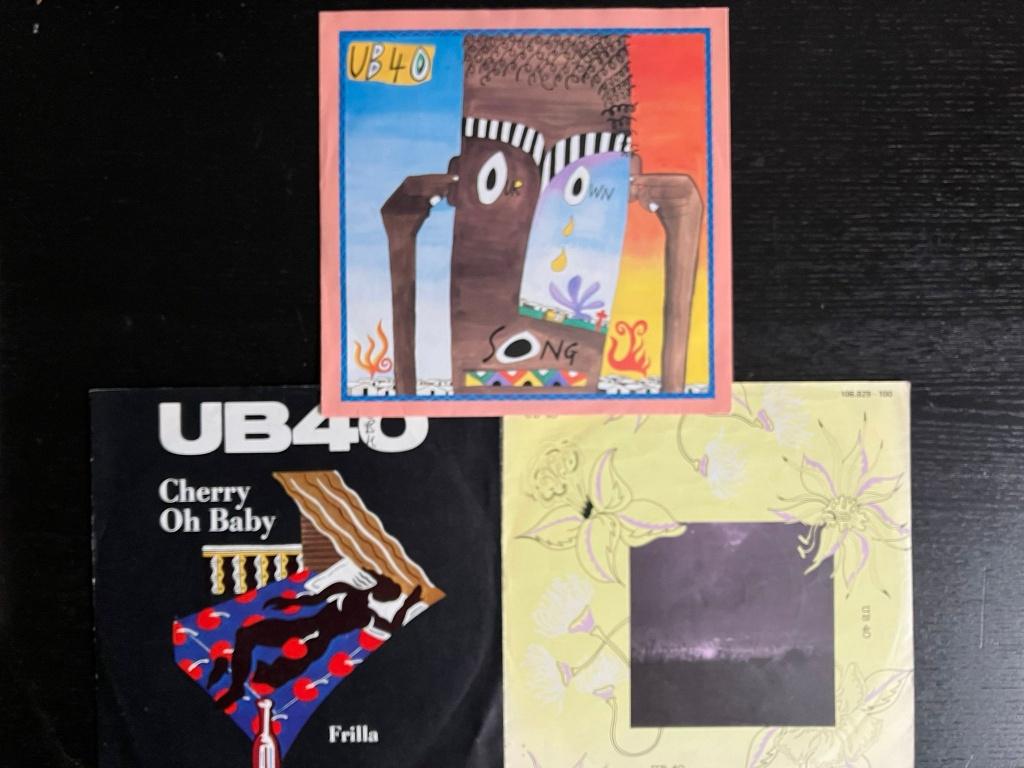 UB40 3 singles 1984/1986, Verzenden, Zo goed als nieuw, Pop
