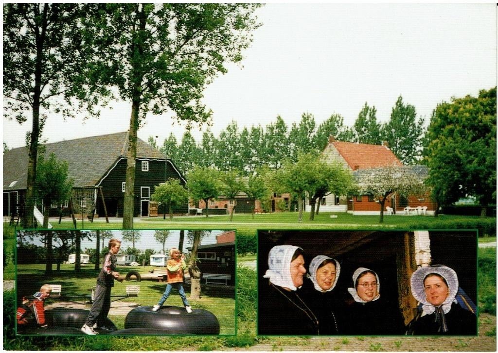 Ansichtkaart Zuidzande, 3-luik, de Hullu, klederdracht, Ophalen of Verzenden, 1980 tot heden, Ongelopen, Zeeland