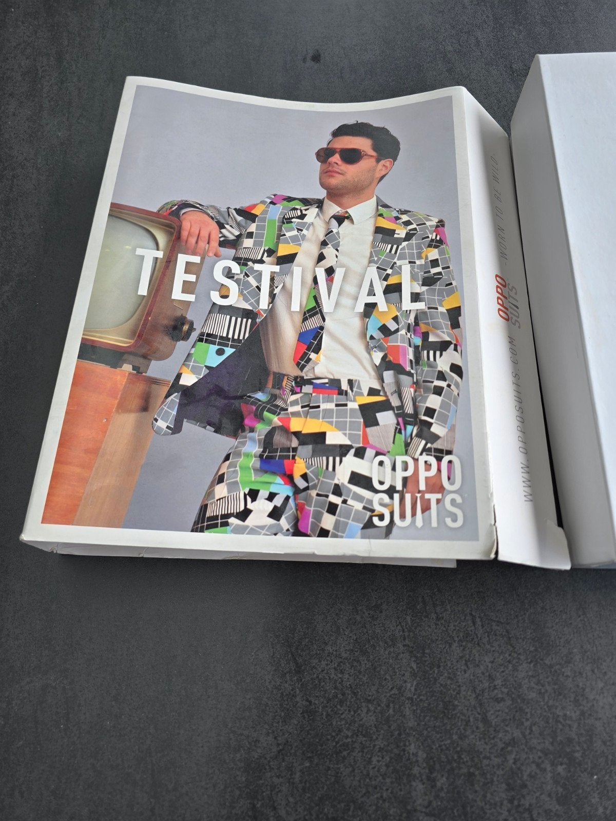 Origineel Opposuits Testival pak maat 54 EU, Kleding | Heren, Maat 52/54 (L), Meerkleurig, Opposuits, Ophalen of Verzenden