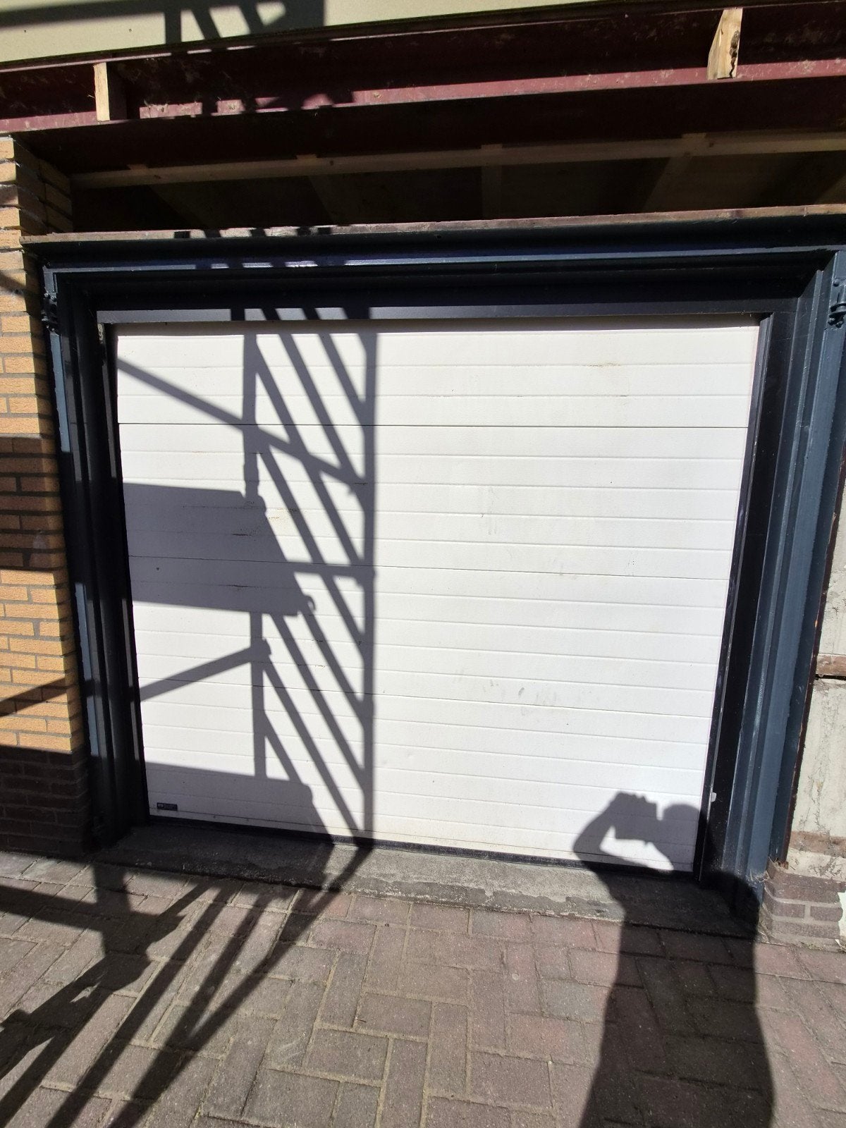 Garagedeur, Ophalen, Kunststof, Gebruikt, 120 cm of meer