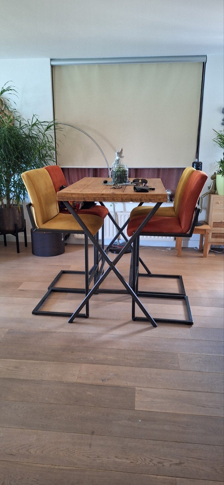 Robuste bartafel 120-80 hoogte 108., Huis en Inrichting, Tafels | Statafels, Ophalen