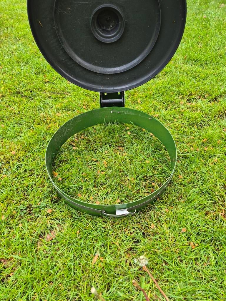 Otto afvalemmer deksel met ring, Kunststof, Gebruikt, Ophalen of Verzenden, Minder dan 10 liter