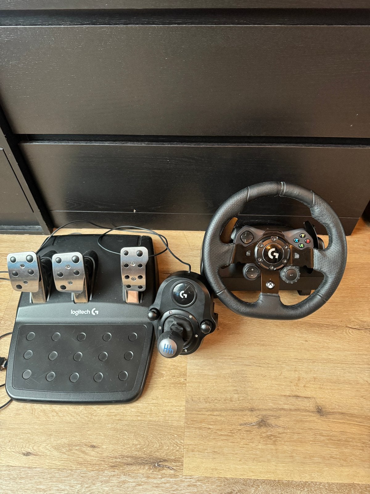 Logitech G920 stuur + shifter, Spelcomputers en Games, Spelcomputers | Xbox | Accessoires, Ophalen, Gebruikt, Controller