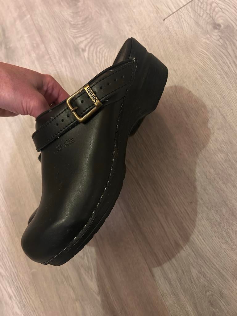 Sanita klompen zwart  - comfortabele en stijlvolle klompen, Ophalen of Verzenden, Gedragen, Zwart, Overige typen