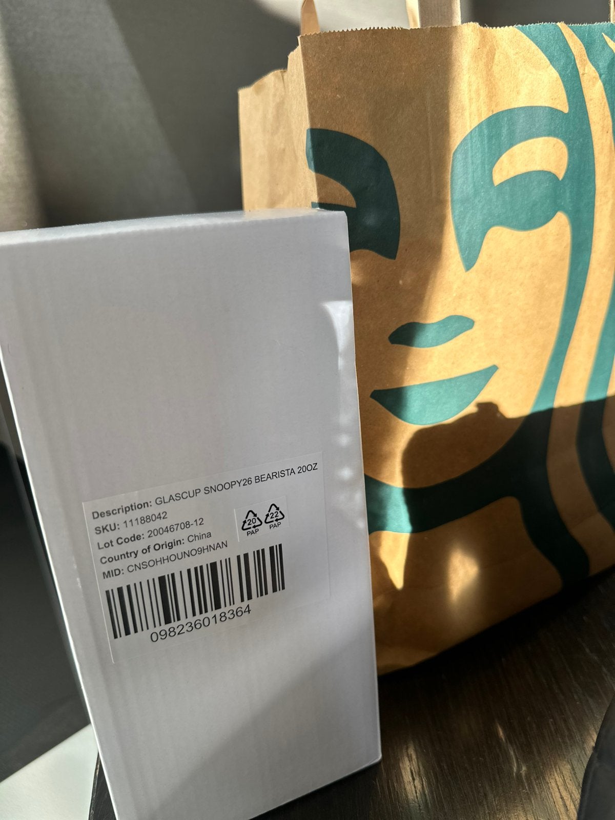 Snoopy Starbucks beker, Ophalen of Verzenden, Nieuw