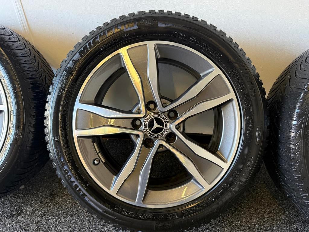 Mercedes C-Klasse Velgen 225/50/17 5x112, Auto-onderdelen, Gebruikt, Banden en Velgen, 17 inch, Personenwagen