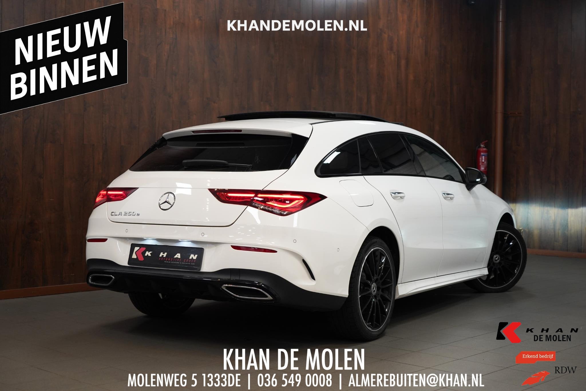 Mercedes-Benz CLA-klasse Shooting Brake 250 e AMG Line BOMVO, Auto's, CLA, Gebruikt, 4 cilinders, 16 kWh