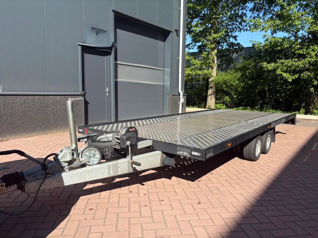 3150KG Geremde aanhanger auto ambulance trekkar platte kar, Ophalen, Zo goed als nieuw